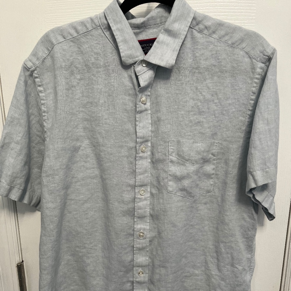 Untuckit short sleeve button down dress shirt